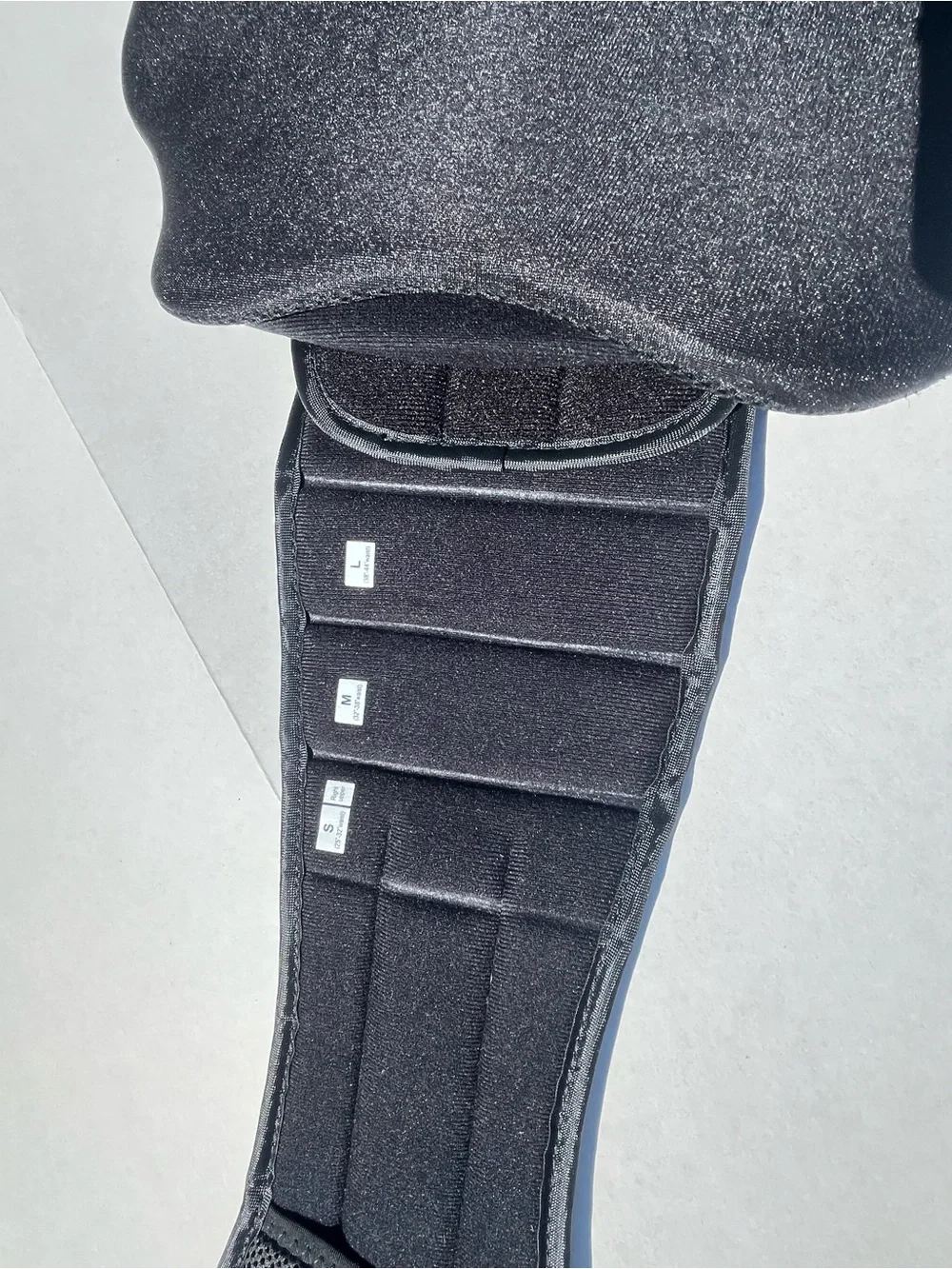 Uni Adjustable Back Brace Lumber Support Lower Back Belt Black